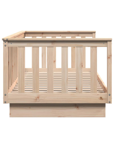 Lettino da giorno senza Materasso 90x200 cm in Legno Massello di Pino