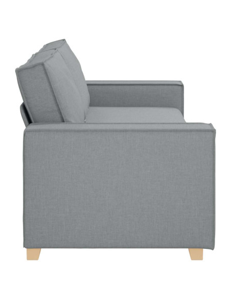 Divano a 3 posti Grigio Scuro 220x78x80 cm in Tessuto