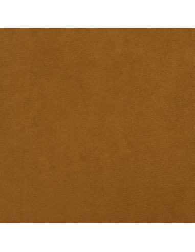 Poggiapiedi Marrone 45x29,5x35 cm in Velluto