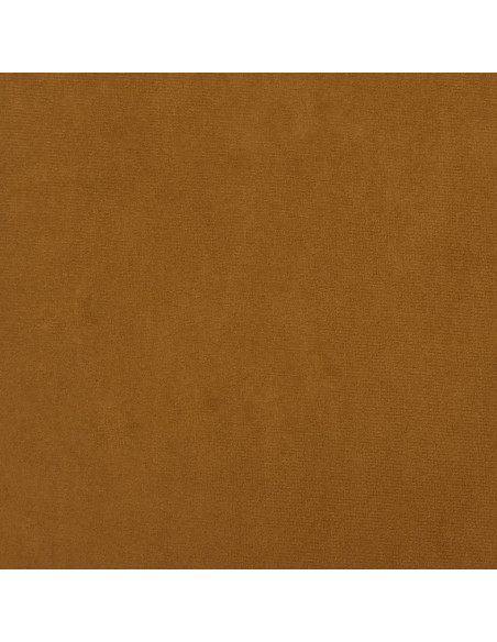 Poggiapiedi Marrone 45x29,5x35 cm in Velluto