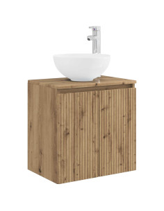 Mobile Lavabo da Parete Rovere Artigianale 49,5 x 35 x 63 cm