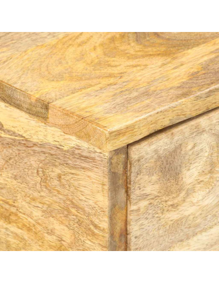 Tavolo Consolle 115x35x76 cm in Legno Massello di Mango