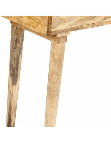Tavolo Consolle 115x35x76 cm in Legno Massello di Mango