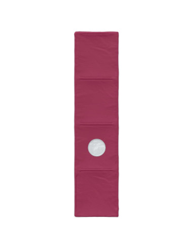 Tunnel per Letto 2 pcs Rosso 211 x 52,5 x 2 cm Poliestere