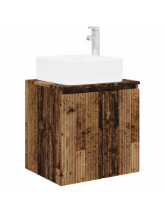 Mobile Lavabo da Parete Legno antico 49,5 x 41 x 63 cm