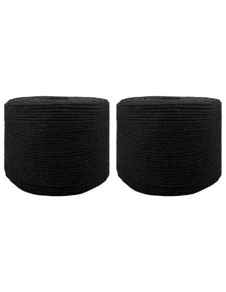 Corda 2 pcs Nero Cotone