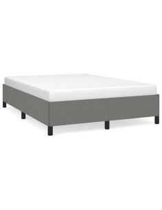 Struttura letto senza Materasso Grigio Scuro 137x190 cm in Tessuto 2