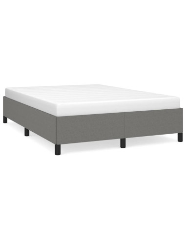 Struttura letto senza Materasso Grigio Scuro 137x190 cm in Tessuto