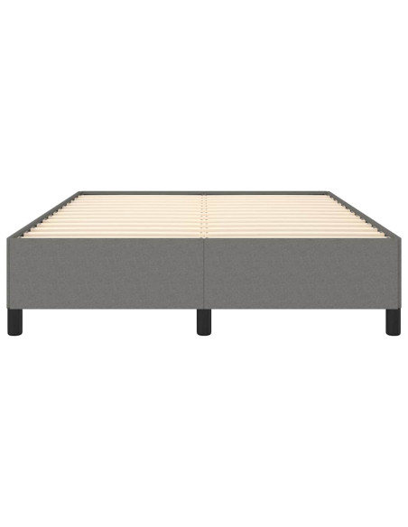 Struttura letto senza Materasso Grigio Scuro 137x190 cm in Tessuto