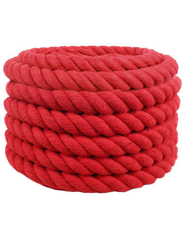 Corda Rosso 3 x 3 x 2500 cm Cotone