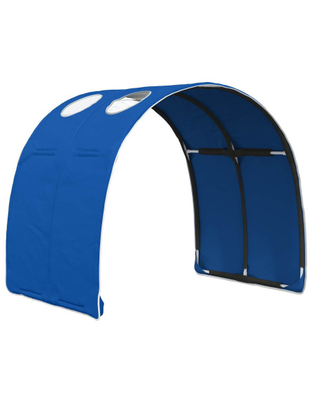 Tunnel per Letto 2 pcs Blu 211 x 67.5 x 2 cm Poliestere
