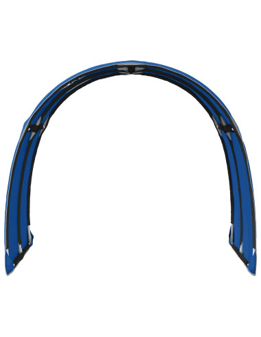 Tunnel per Letto 2 pcs Blu 211 x 67.5 x 2 cm Poliestere