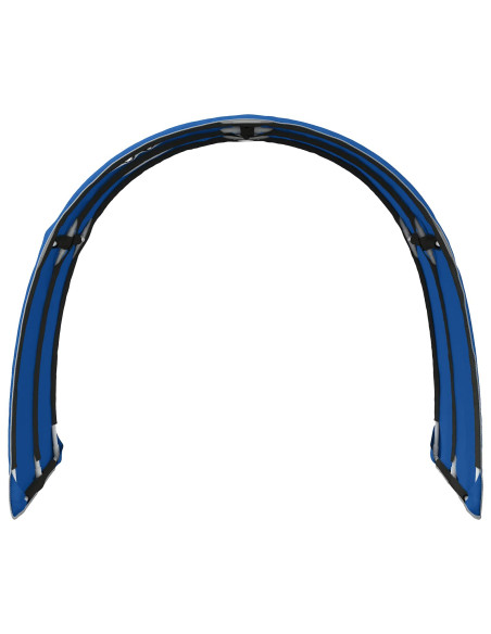 Tunnel per Letto 2 pcs Blu 211 x 67.5 x 2 cm Poliestere