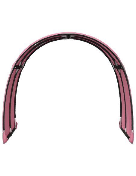 Tunnel per Letto 2 pcs Rosa 211 x 67.5 x 2 cm Poliestere