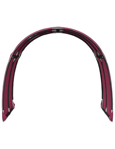Tunnel per Letto 2 pcs Rosso 211 x 67.5 x 2 cm Poliestere