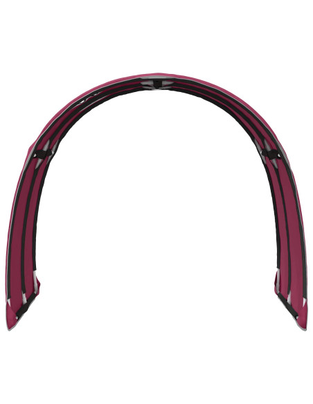 Tunnel per Letto 2 pcs Rosso 211 x 67.5 x 2 cm Poliestere