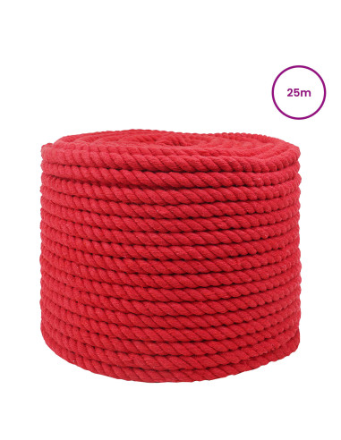 Corda Rosso 1,4 x 1,4 x 2500 cm Cotone