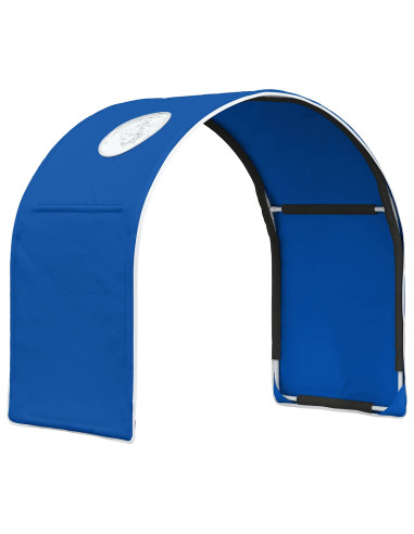 Tunnel per Letto 2 pcs Blu 211 x 52,5 x 2 cm Poliestere