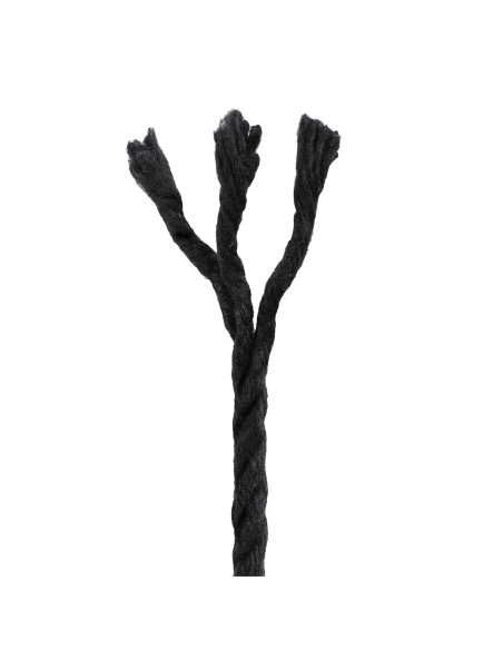 Corda Nero 0,4 x 0,4 x 5000 cm Cotone