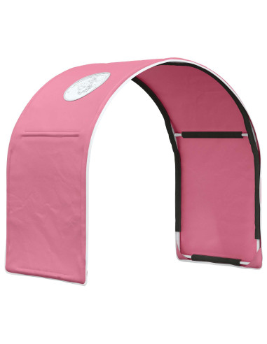 Tunnel per Letto 2 pcs Rosa 211 x 52,5 x 2 cm Poliestere