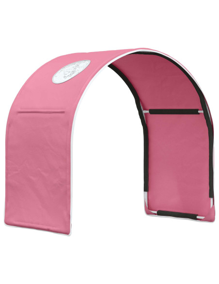 Tunnel per Letto 2 pcs Rosa 211 x 52,5 x 2 cm Poliestere