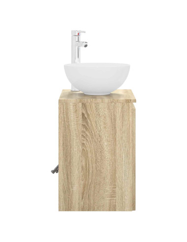 Mobile Lavabo da Parete Rovere Sonoma 49,5 x 41 x 64,5 cm