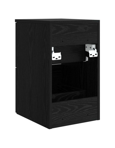 Armadio Bagno In-between Rovere Nero 30 x 41 x 50 cm