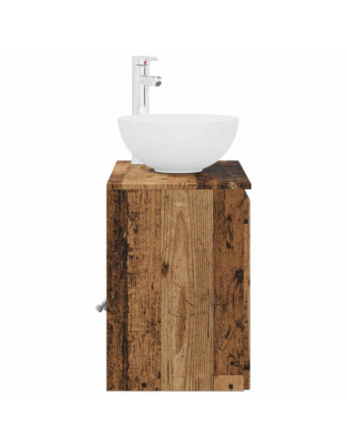 Mobile Lavabo da Parete Legno antico 49,5 x 41 x 64,5 cm