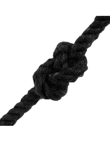 Corda Nero 0,6 x 0,6 x 50000 cm Cotone