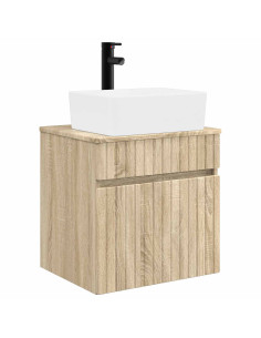 Mobile lavabo da parete Rovere Sonoma 49 x 41 x 63 cm