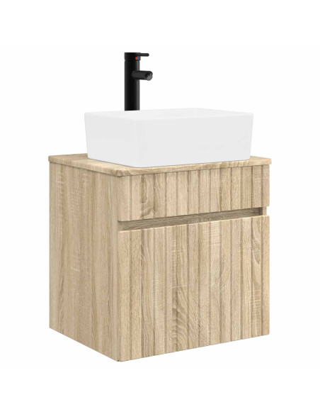 Mobile lavabo da parete Rovere Sonoma 49 x 41 x 63 cm