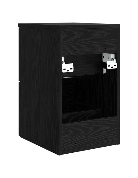 Armadio Bagno In-between Rovere Nero 30 x 44,5 x 50 cm