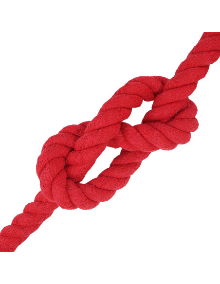 Corda Rosso 3,6 x 3,6 x 1000 cm Cotone