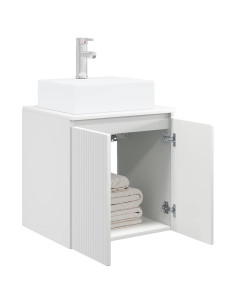 Mobile Lavabo da Parete Bianco 49,5 x 41 x 62,5 cm 2