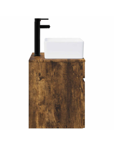 Mobile lavabo da parete Rovere Fumo 49 x 41 x 63 cm