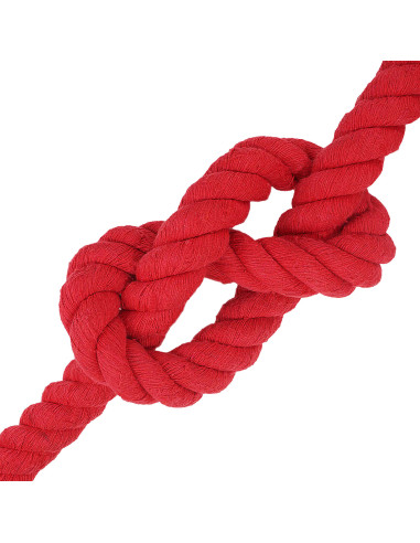 Corda Rosso 5 x 5 x 500 cm Cotone