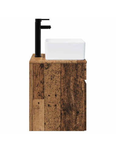Mobile lavabo da parete Legno antico 49 x 41 x 63 cm