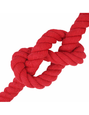 Corda Rosso 6 x 6 x 500 cm Cotone