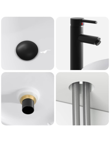 Mobile lavabo da parete Bianco 49 x 44,5 x 65 cm