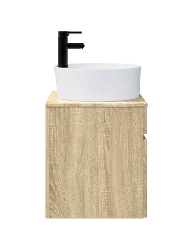 Mobile lavabo da parete Rovere Sonoma 49 x 44,5 x 65 cm