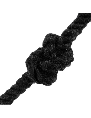 Corda Nero 0,8 x 0,8 x 2500 cm Cotone