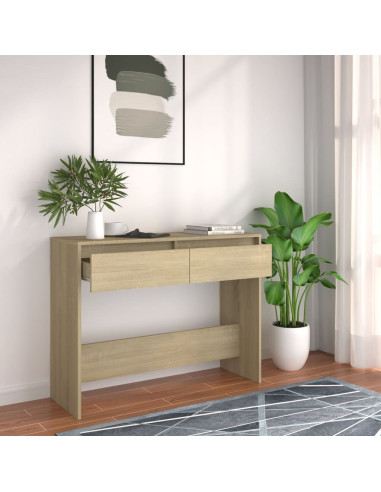 Tavolo Consolle Rovere Sonoma 100x35x76,5 cm in Truciolato