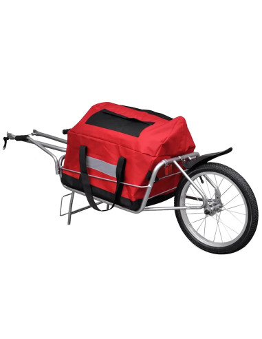 Rimorchio da Bici con Una Ruota e Custodia