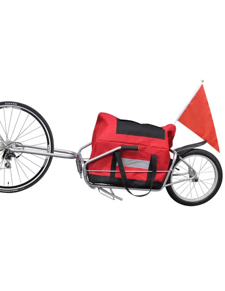 Rimorchio da Bici con Una Ruota e Custodia