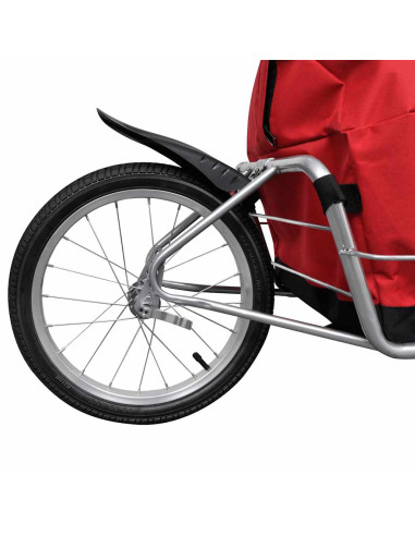 Rimorchio da Bici con Una Ruota e Custodia