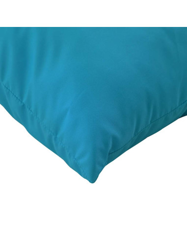 Cuscini per divano 4 pz blu 60x60 cm in Tessuto