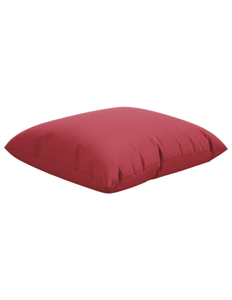 Cuscini per divano 4 pz colore Rosso Vino 60x60 cm in Tessuto