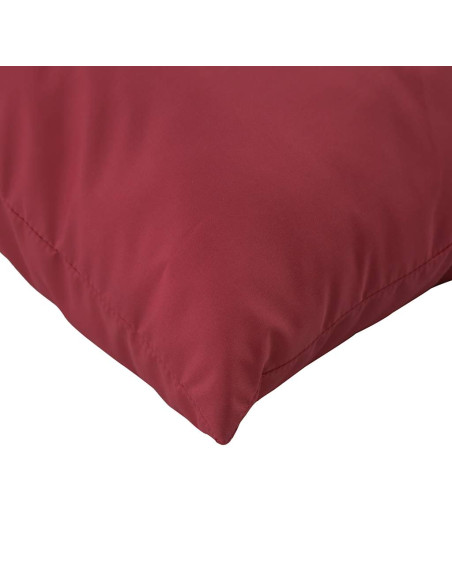 Cuscini per divano 4 pz colore Rosso Vino 60x60 cm in Tessuto