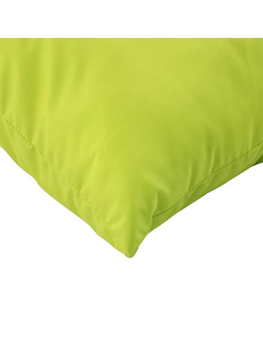 Cuscini per divano 4 pz Verde brillante 60x60 cm in Tessuto