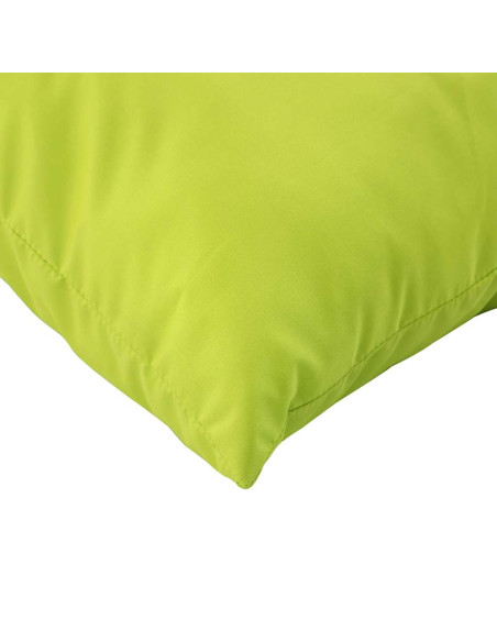 Cuscini per divano 4 pz Verde brillante 60x60 cm in Tessuto